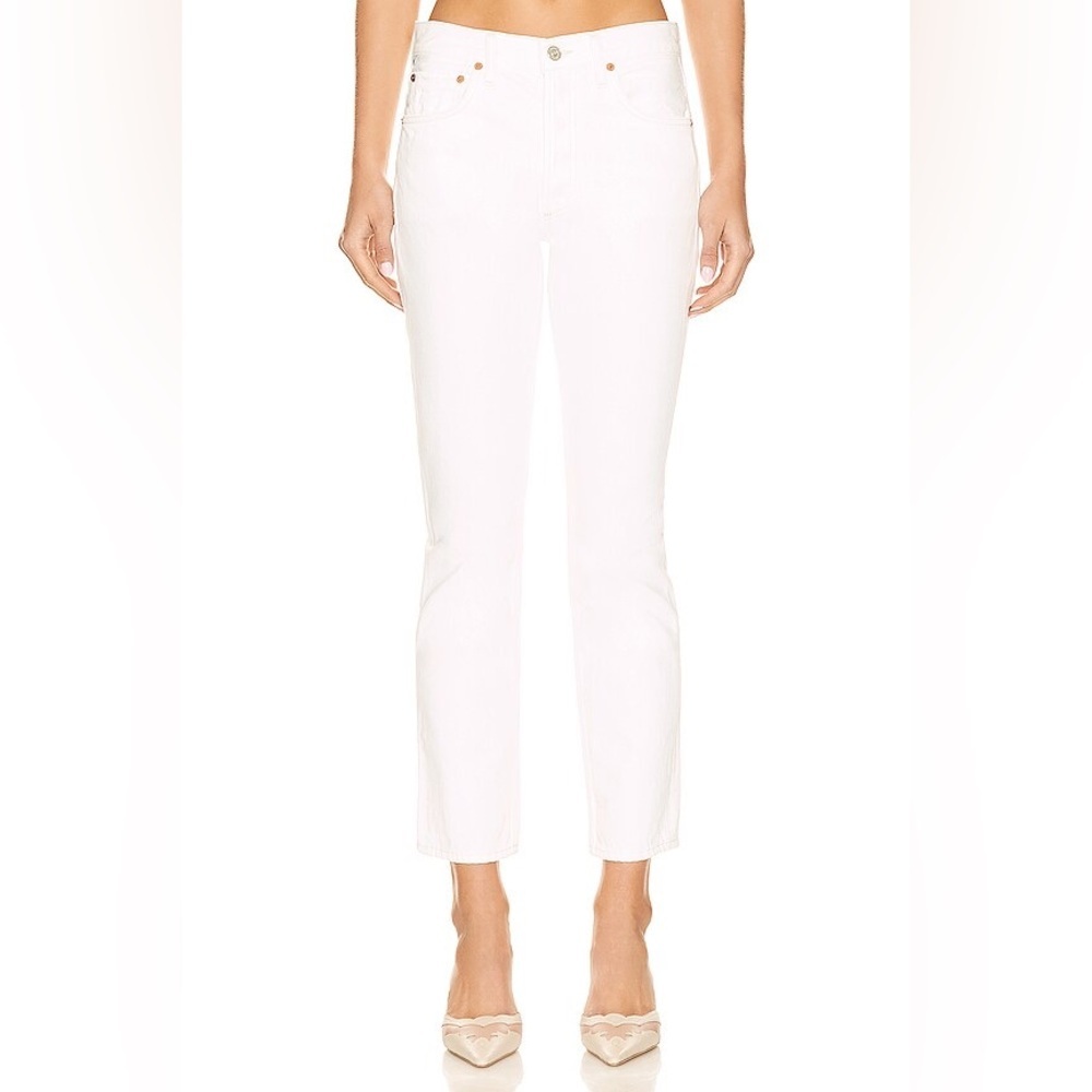 NWT Citizens of Humanity Charlotte High Rise Straight in the colour Tart